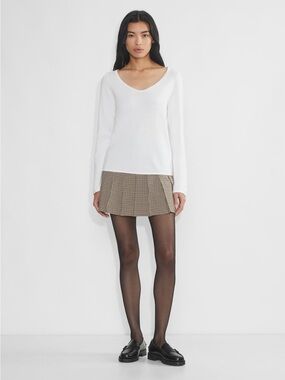 ARITZIA | Sunday best layered sweater cotton cashmere  | size large